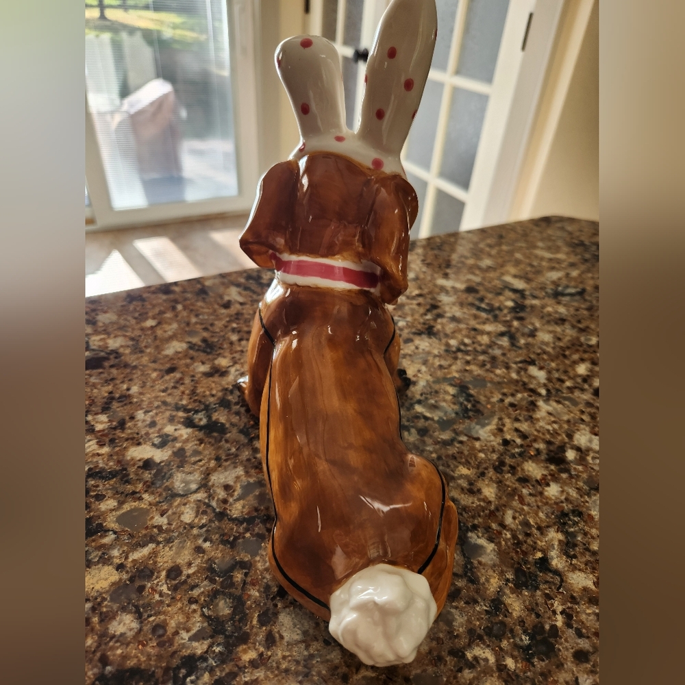 Bunny Dachshund Figurine - Picture 3 of 7